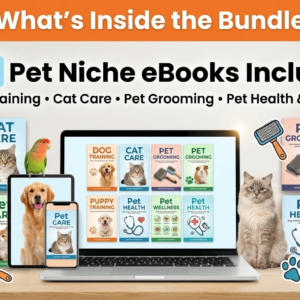 170+ Pet Ebooks Bundle | PLR MRR Resell Rights (Digital Download)