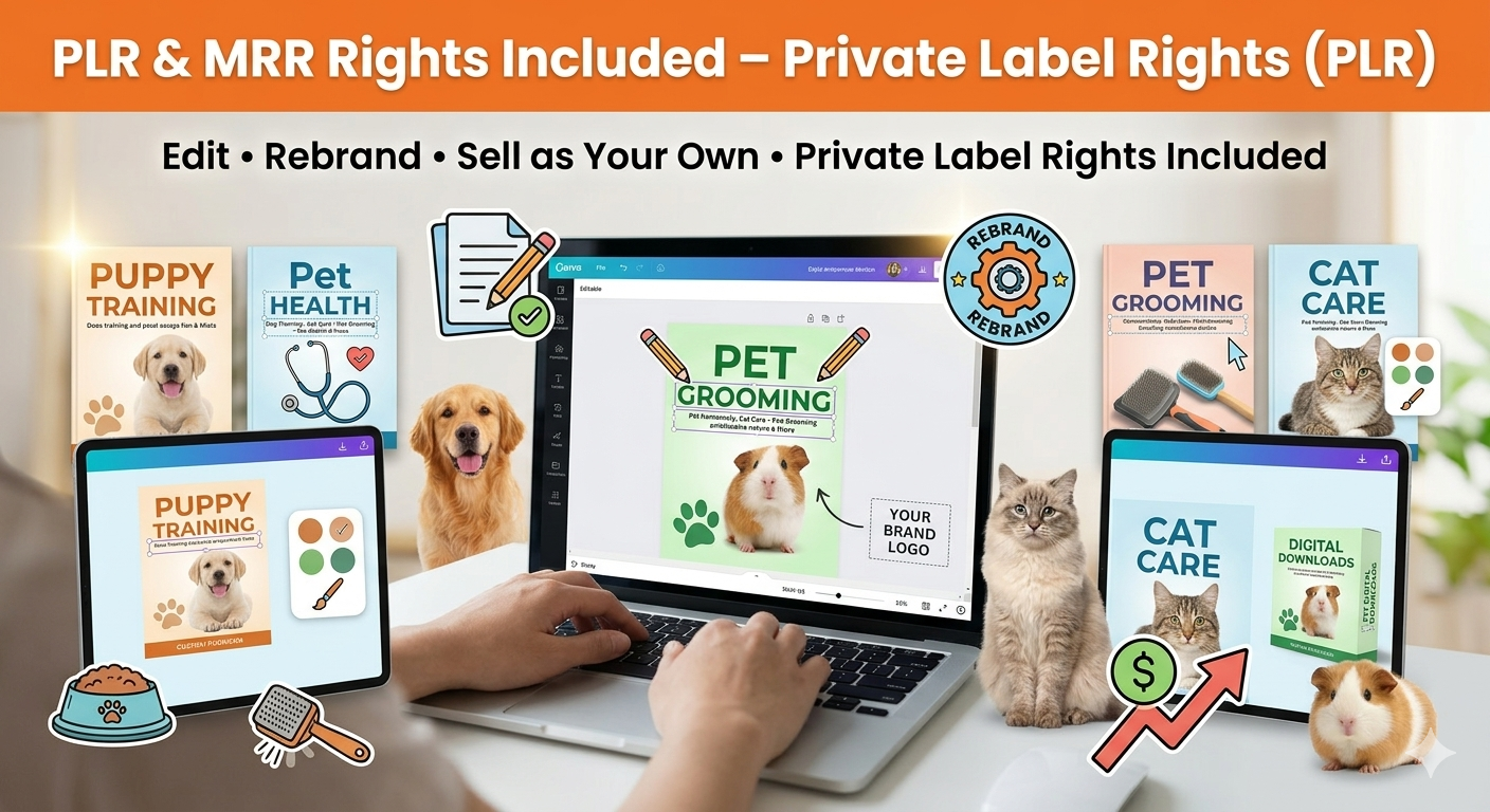 170+ Pet Ebooks Bundle | PLR MRR Resell Rights (Digital Download) - Image 3