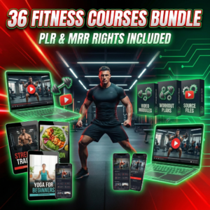 36 Fitness Courses Collection with PLR & MRR Rights
