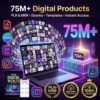 75M+ Digital Products Mega Bundle