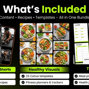 Fitness Influencer Mega Bundle 2025, 700+ Gym Reels