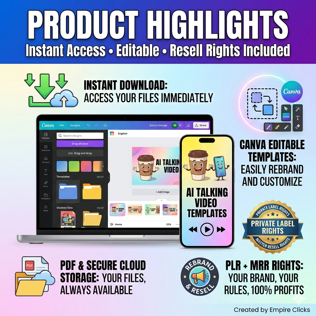 1200+ AI Talking Object Videos | Viral Reels Bundle PLR MRR | Faceless Content Pack for TikTok, Instagram Reels & YouTube Shorts - Image 3