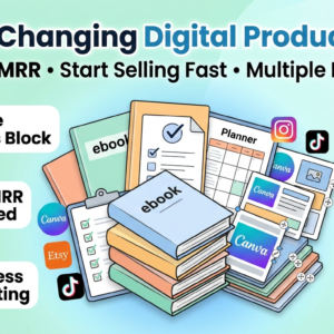 120 Digital Product Ideas with PLR License | Bestseller Guide for Etsy & Social Media | Passive Income Ideas (MRR)