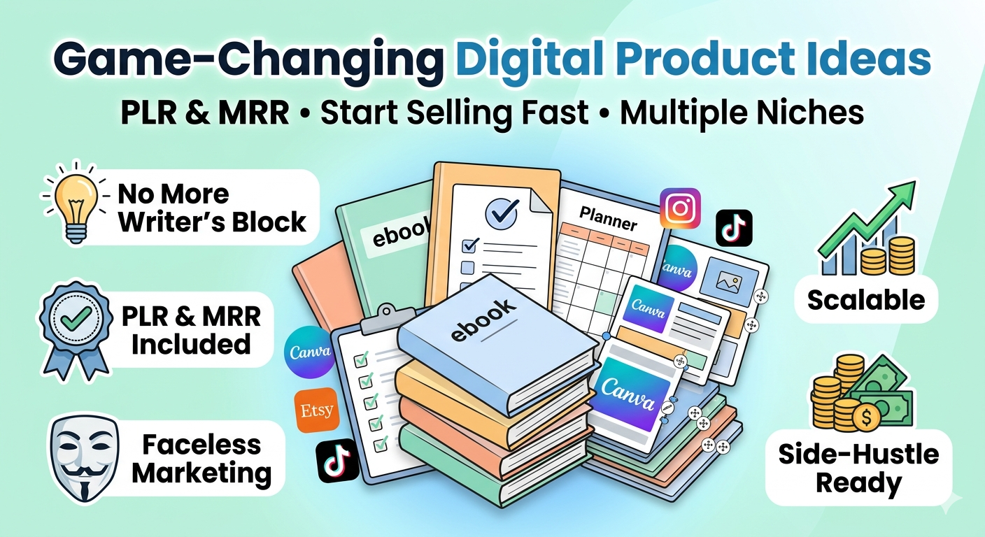 120 Digital Product Ideas with PLR License | Bestseller Guide for Etsy & Social Media | Passive Income Ideas (MRR) - Image 3