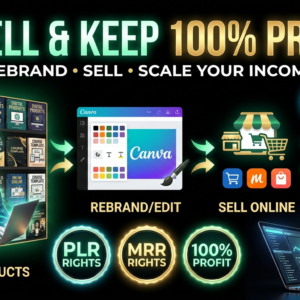 75 Million Digital Products Bundle | MRR PLR Resell Rights (Canva Templates, Ebooks)