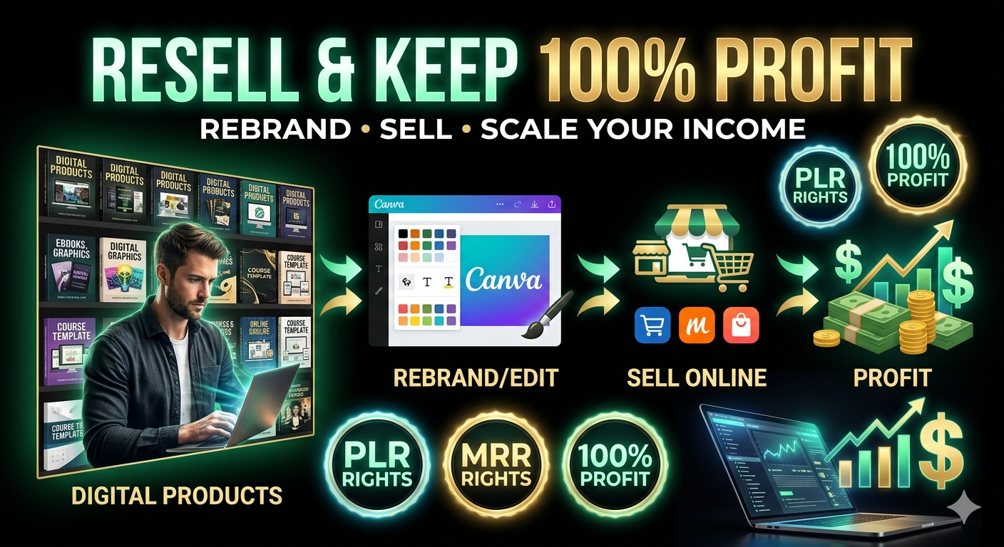 75 Million Digital Products Bundle | MRR PLR Resell Rights (Canva Templates, Ebooks) - Image 3