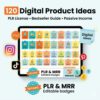 120 Digital Product Ideas with PLR License